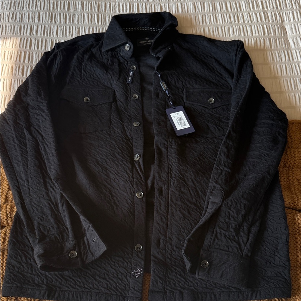 Men's Black Jacket - Luchiano Visconti - size M, NWT